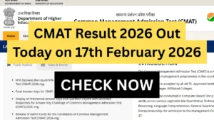 CMAT Result 2026 Out Today on 17th February 2026